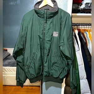 Vintage Generic Brand Pine Green Zip Jacket